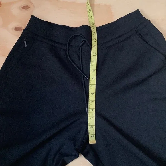 Athleta Coaster Luxe Wide Leg Pants Black Drawstring High Rise XL Tall - Picture 11 of 12